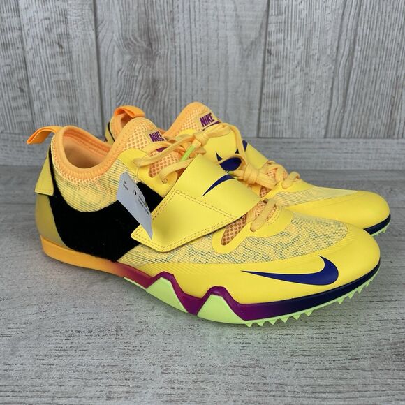 Nike Pole Vault PV Elite Men’s 9 Citron Pulse Volt Ice Track Spikes FZ9649-800 main image 11